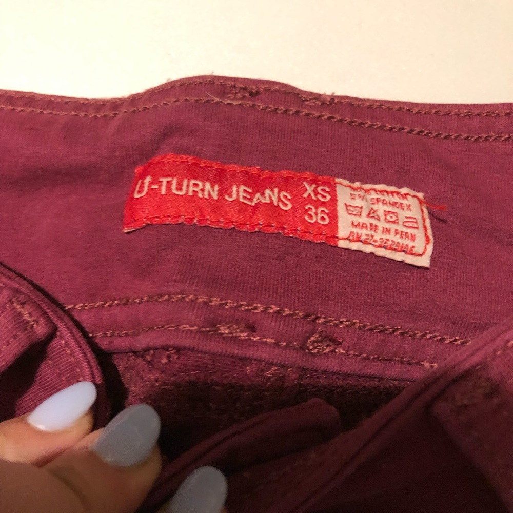 U-Turn stretch jeans size XS